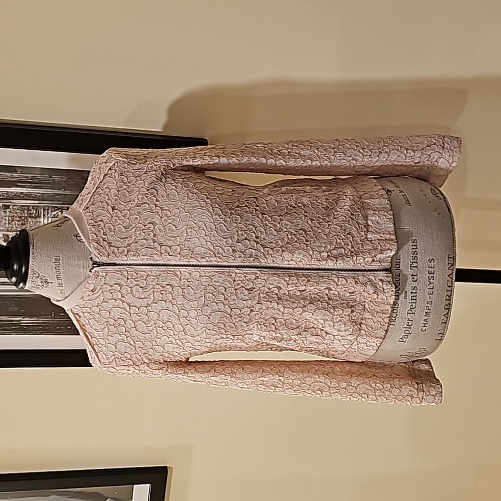 Lauren Conrad pink lace jacket sz 4
